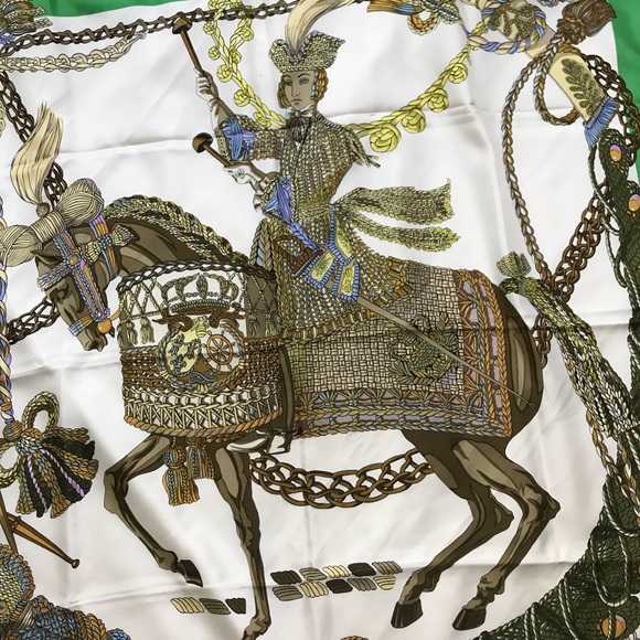 *SOLD* *RARE* Hermes Silk Scarf “Le Timbalier” - Picture 2 of 8